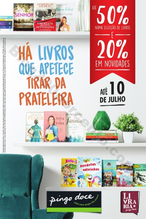 Antevisão Folheto PINGO DOCE Bazar Livros Promoç