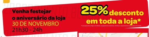 Novo Folheto | BRICOMARCHÉ | Penafiel especial Aniversário, de 7 novembro a 1 dezembro, 25% em toda a loja !!