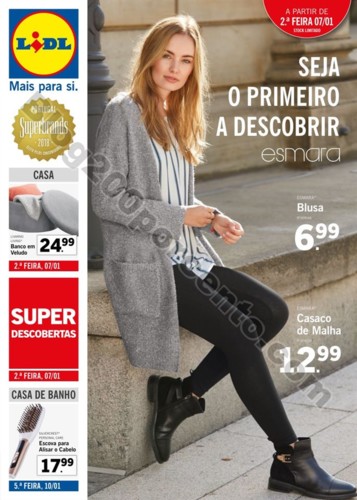 Antevisão Folheto LIDL Bazar promoções de 7  e 