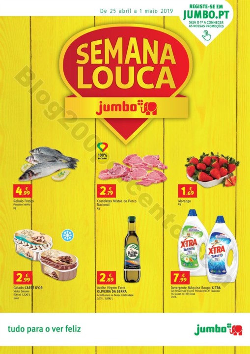 Antevisão Folheto JUMBO Semana Louca Promoções 