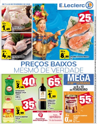 Antevisão Folheto E-LECLERC Promoções de 7 a 13