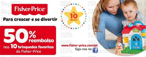 50% de desconto | TOYSRUS | Fisher-Price