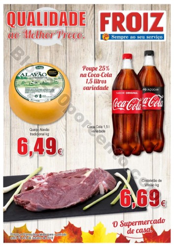 Antevisão Folheto FROIZ Promoções de 11 a 24 ou