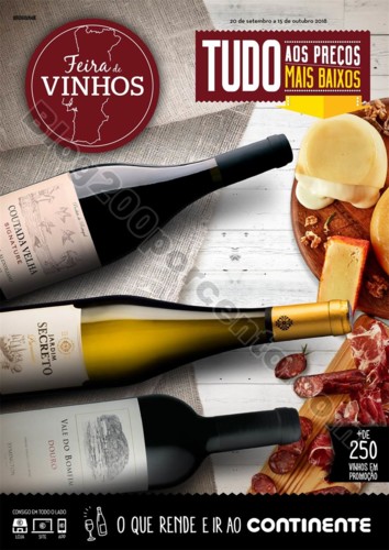 Antevisão Folheto CONTINENTE Feira de vinhos - 20