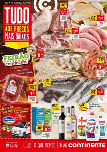 Antevisão Folheto CONTINENTE Promoções de 5 a 1