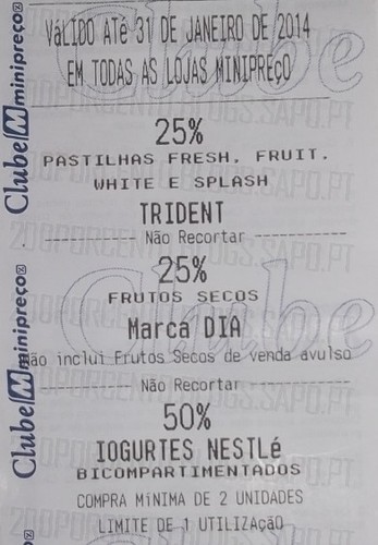 Mais talões | MINI PREÇO | sempre a sair !!