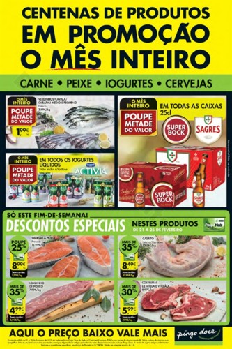 Antevisão Folheto Fim de semana PINGO DOCE 21 a 2