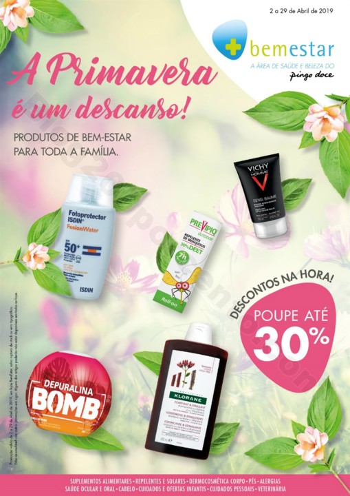 Antevisão Folheto PINGO DOCE Bem Estar Primavera 