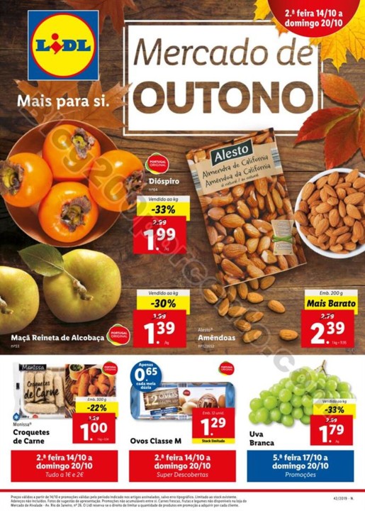 Antevisão Folheto LIDL Promoções de 14 a 20 out