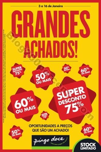 Antevisão Folheto PINGO DOCE Grandes Achados prom