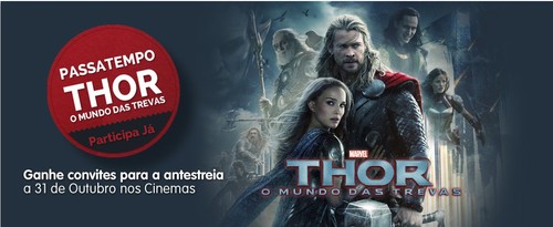 Ganhe convites Cinema | MINI PREÇO | antestreia THOR
