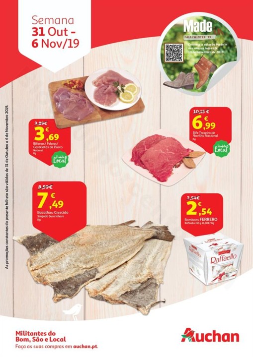 Antevisão Folheto AUCHAN 31 outubro a 6 novembro 