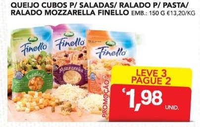 Acumulação L3P2 + 25% | CONTINENTE | a 24 fevereiro - Queijo Ralado