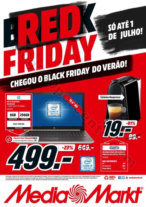 Red Friday MEDIA MARKT Promoções de 26 junho a 1