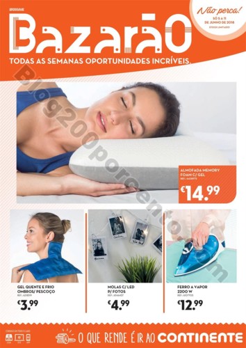 Antevisão Folheto CONTINENTE Bazarão Promoções