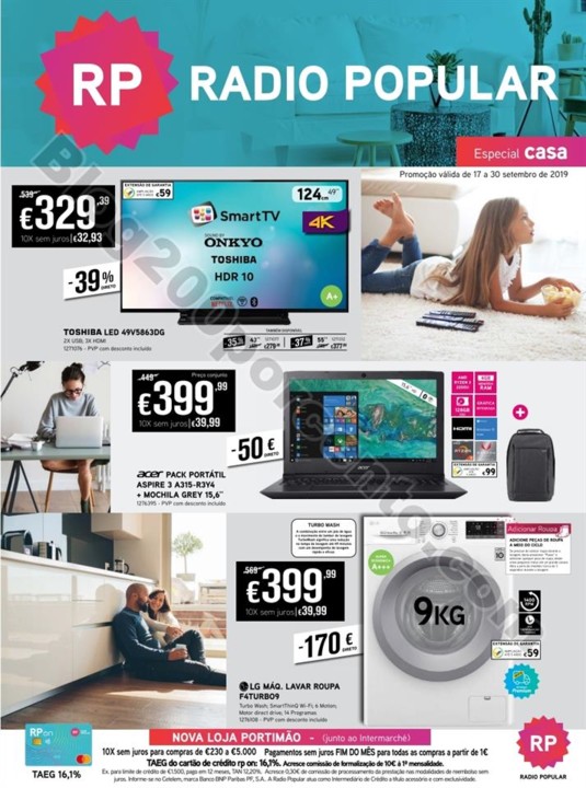 Antevisão Folheto RADIO POPULAR Promoções de 17