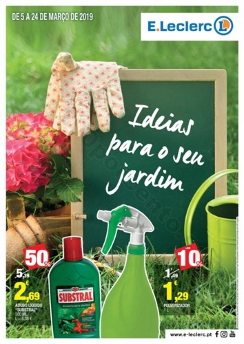 Antevisão Folheto E-LECLERC Especial jardim promo