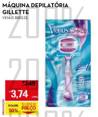 Acumulação 50% + Vale | CONTINENTE | de 1 a 7 abril - Gillette