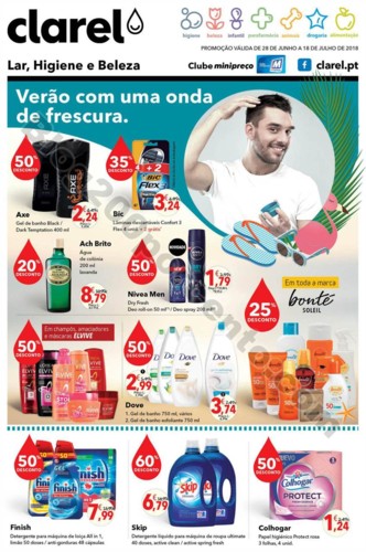 Antevisão Folheto CLAREL Promoções de 28 junho 