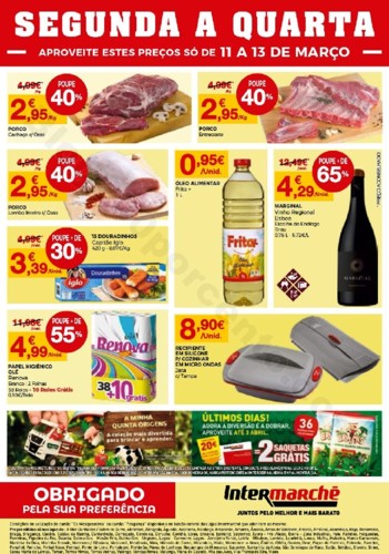 Antevisão Folheto INTERMARCHÉ Promoções de 11 