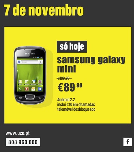 Promoção | UZO | só hoje 7 novembro