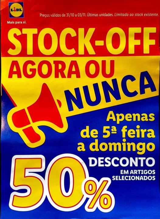 antevisão folheto stock off promoções de 31 out