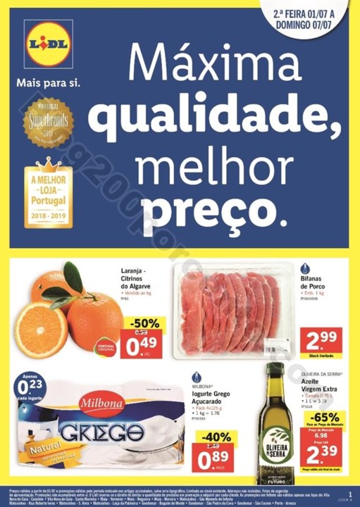Especial LIDL Porto Promoções de  1 a 7 julho_00