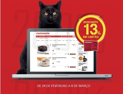 13% de desconto | CONTINENTE | Online, durante 13  dias 