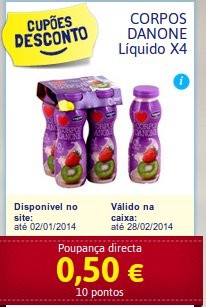 Acumulação com vale | CONTINENTE | Danone