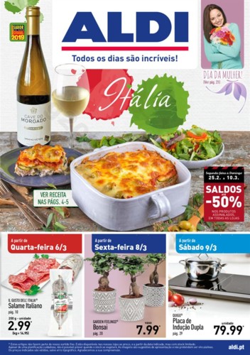 Antevisão Folheto ALDI Promoções a partir de 6 