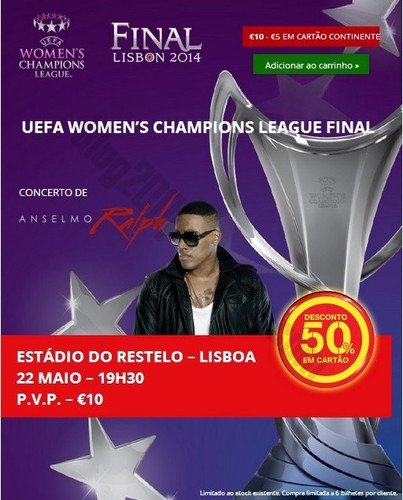 50% de desconto | CONTINENTE | UEFA CHAMPIONS LEAGUE FINAL