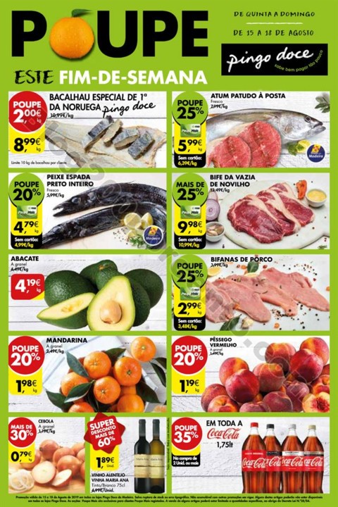 Antevisão Folheto PINGO DOCE Madeira Fim de seman