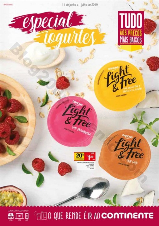 Antevisão Folheto CONTINENTE Especial Iogurtes Pr