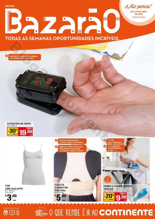 Antevisão Folheto CONTINENTE Bazarão Promoções