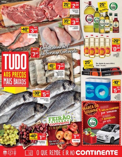 Antevisão folheto CONTINENTE Madeira promoções