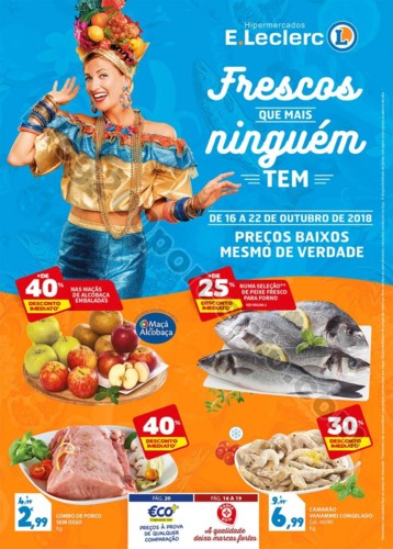 Antevisão Folheto E-LECLERC Promoções de 16 a 2