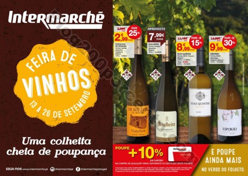 Antevisão Folheto INTERMARCHÉ Feira de vinhos pr
