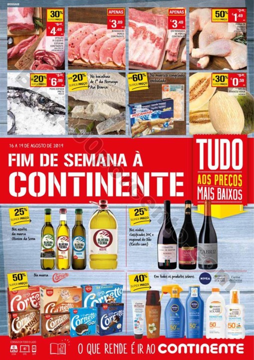 Antevisão Folheto CONTINENTE Fim de semana 16 a 1