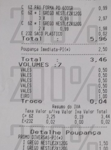 75% em Pão de Forma , e Ontem fui comprar !