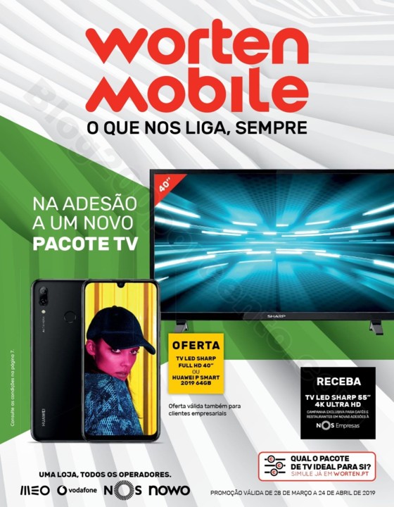 Antevisão Folheto WORTEN Mobile Promoções até 