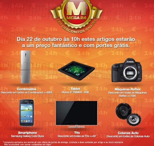 Promoção | WORTEN | dia 22 Outubro