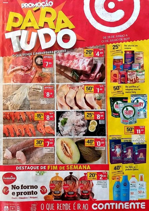 antevisao folheto continente fim de semana 28 junh