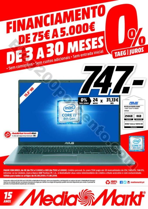 Antevisão Folheto MEDIA MARKT Promoções de 5 a 