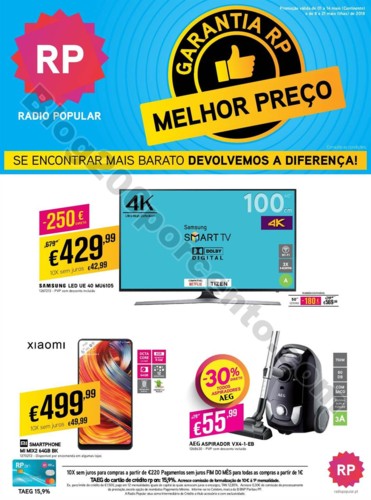 Antevisão Folheto RADIO POPULAR Promoções de 1 