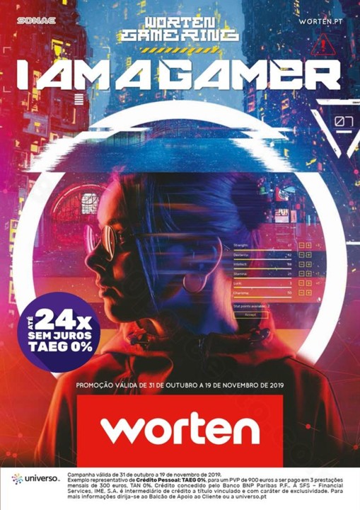 Antevisão Folheto WORTEN Gamer Promoções até 1