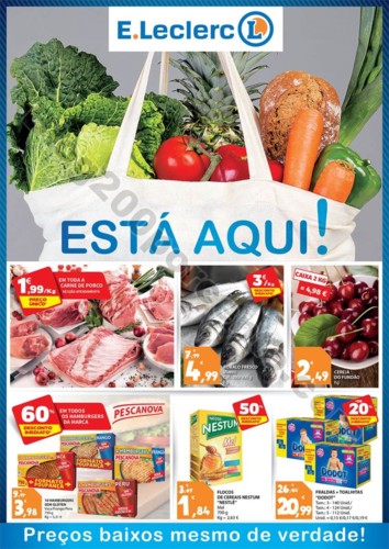 Antevisão Folheto E-LECLERC Fim de semana promoç