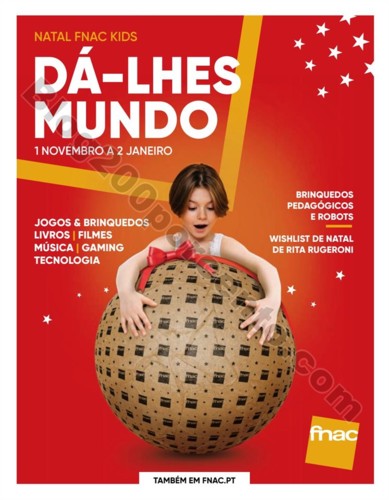 Antevisão Folheto FNAC Natal Kids Promoções de 