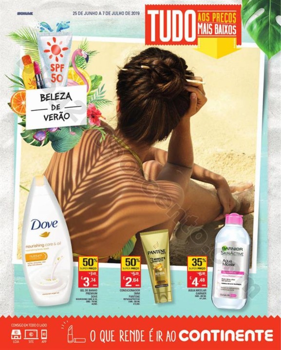 Antevisão Folheto CONTINENTE Beleza de Verão Pro