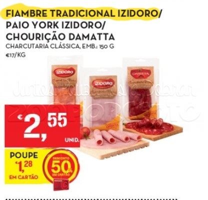 100% de desconto CONTINENTE de 20 a 26 maio - Fiambre