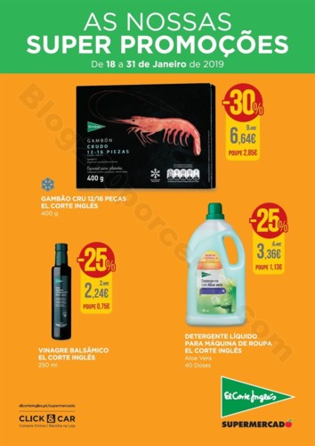 Antevisão Folheto EL CORTE INGLÉS Promoções de
